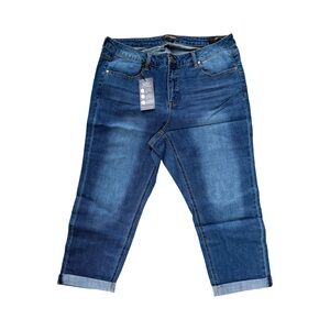 Measure & Made Denim Crop Rolled Jean NWT Size 18 (fit logic 18.2)